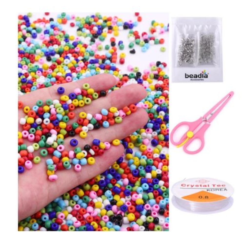KEINXS 1 Box 2mm Czech Glass Beads Set Crystal Beads For DIY Earrings Bracelet Necklace Jewelry Making Accessories