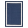 thumbnail image 3 of Unique Loom Decatur Collection Area Rug - Border (6' 4" x 9' Rectangle Navy Blue/Ivory), 3 of 7