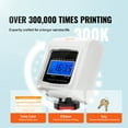 thumbnail image 4 of VEVOR Punch Time Clock, Time Tracker Machine for Employees of Small Business, 6 Punches per Day, Time Clock Punch Machine Includes 102 Time Cards, 1 Ink Ribbon and 2 Security Keys, 4 of 9