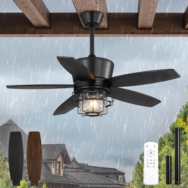 Ventilador de Techo para Exterior Fanbulous 42" IP65 Impermeable con Luz