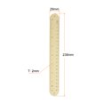 thumbnail image 2 of Unique Bargains Silicone Memo Wrist Band 20cm 8 Inch Measure 238mm x 29mm Point Line, Yellow, 2 Pieces, 2 of 7