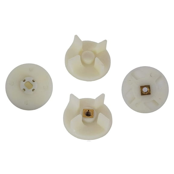 Pmw - Mixer Grinder Motor Coupler - 1 And Jar Coupler - 1 For Preethi - Kenstar - Sumeet - Orient - Bajaj - Crompton - Havells (White)