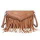 thumbnail image 4 of Bolso de mano con borlas tipo sobre para mujer, estilo europeo y americano, tipo mensajero, fino, 4 of 6