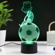 thumbnail image 4 of Lámpara de diseño de niño pensante de fútbol, luz nocturna LED 3D con interruptor táctil, lámpara de escritorio de 7 colores para mesa, dormitorio, decoración del hogar (sin batería), 4 of 7