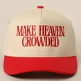 thumbnail image 2 of Make Heaven Crowded Embroidered Trucker Hat,Faith-Based Christian Hat,Jesus Cap,Inspirational Country Hat,Religious Trucker Hat Women & Men, 2 of 5