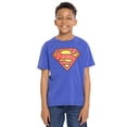 thumbnail image 2 of Superman Boys Mineral Washed Graphic Tee with Short Sleeves, Sizes 4-18, 2 of 7