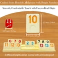 thumbnail image 4 of Juego de mesa Rummy Cube Soopotay, 160 fichas con 6 estantes y funda, 4 of 6