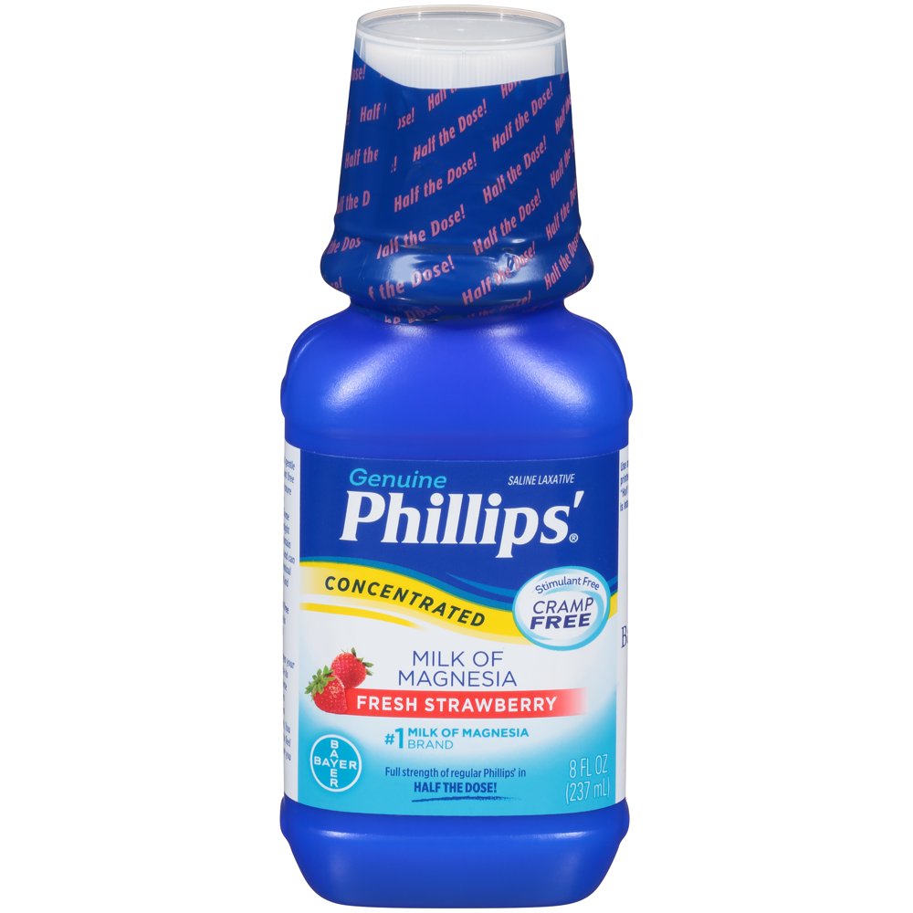 Phillips' Milk of Magnesia Concentrated Fresh Strawberry 8 fl. Oz