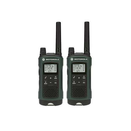 Motorola - Solutions TALKABOUT T465 Two Way Radio - 2 Pack - Dark Green