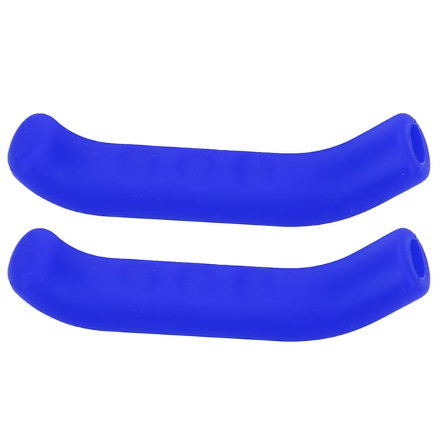 5 Colors Bike Brake Lever Cover Silicone Grips Anti Slip Waterproof Protector (Blue)