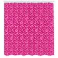 thumbnail image 3 of Ambesonne Hot Pink Shower Curtain, Fantasy Waves Curves, 69"Wx84"L, Pink Pale Pink, 3 of 3