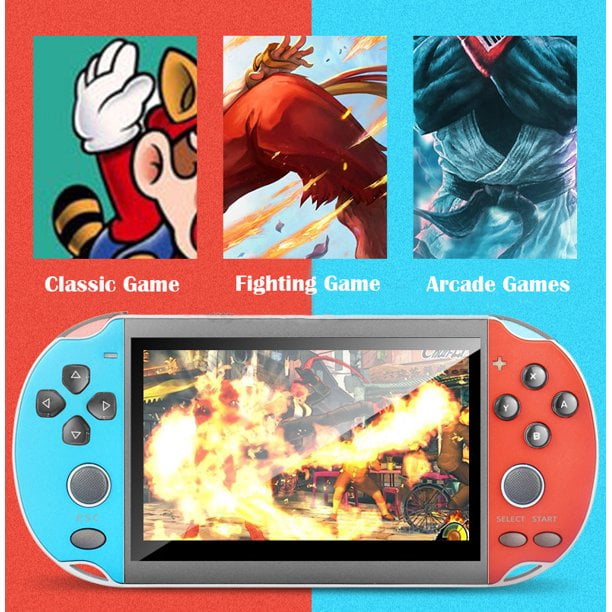 Healthy Diversions X1 Handheld Game Console, 4.3 Inch Portable Retro