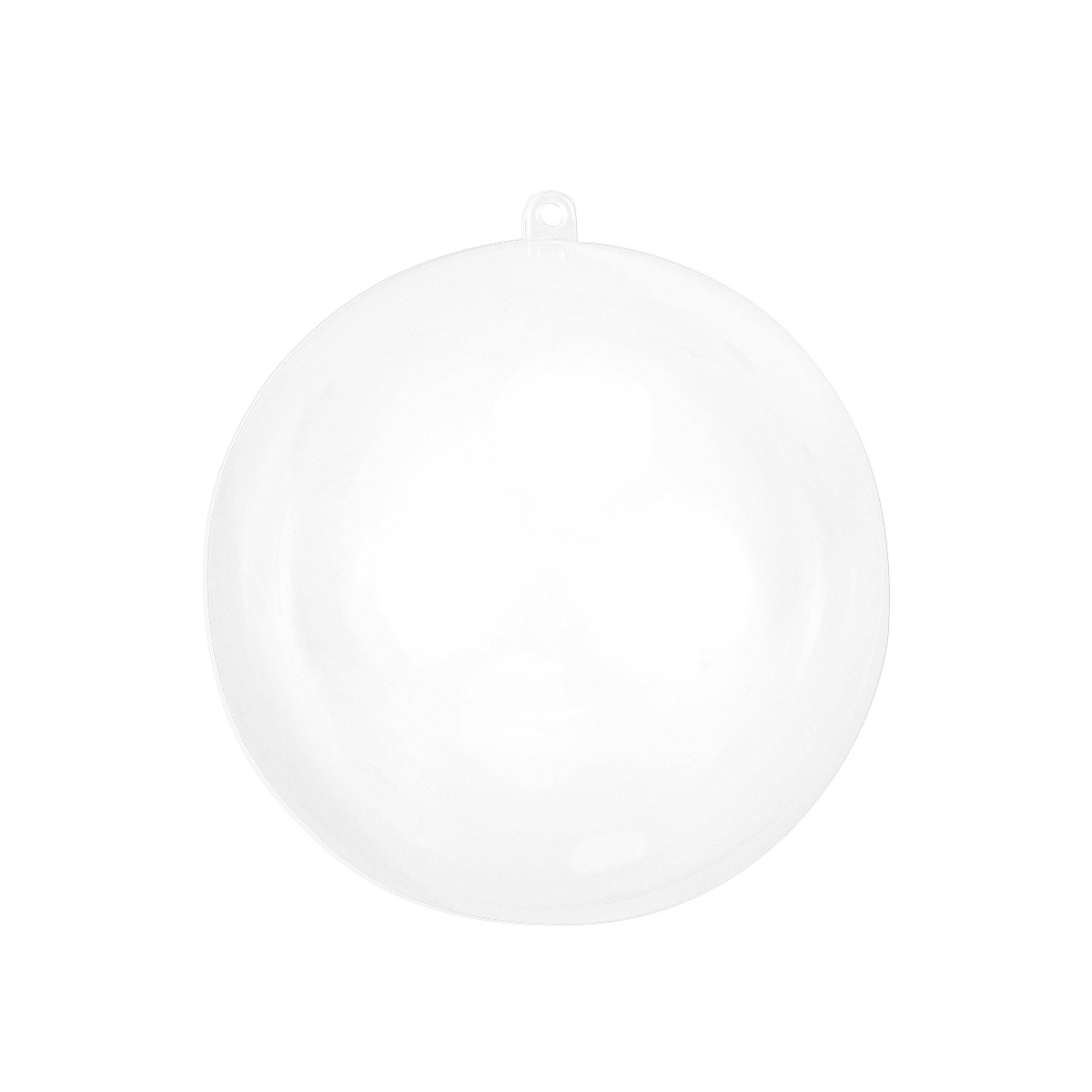 NUOLUX 20cm Clear Plastic Acrylic Bath Bomb Mold Shells Molding Balls Fillable Christmas Tree