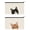 Tuxedo Orange Tabby Cats, variant on WIRESTER Set 2 of Canvas Cosmetic Bag, Makeup Bag, Cosmetic Pouch for Women - Moustached Tuxedo Cat & Tuxedo Cat White Chin