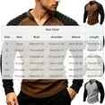 thumbnail image 4 of RongHuan Henley Shirts for Men Long Sleeve V-Neck Tshirts Vintage Slim Fit Sports T-Shirt Casual Color Block Tees, 4 of 7