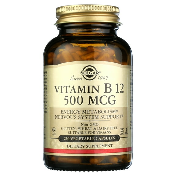 Solgar Vitamin B-12 500mcg 250 Capsule