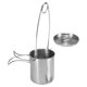 thumbnail image 1 of Vasos portátiles para acampar, , tazas, utensilios, , más leche, acero inoxidable, calefacción reutilizable para senderismo,, 1 of 9
