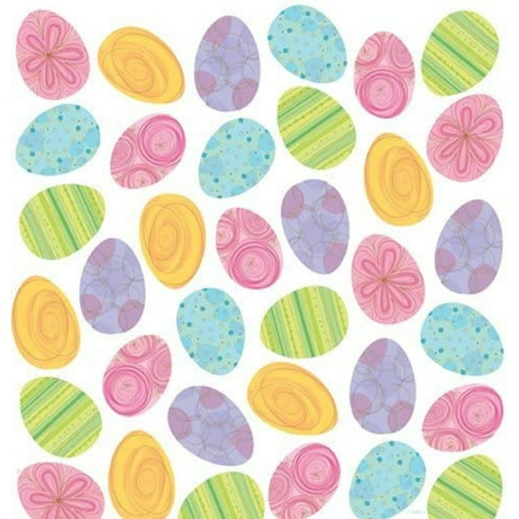 Happy Easter Egg Hunt Plastic Tablecover - 54"x108" (72-2169)