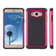 thumbnail image 3 of GSA Grippy Hybrid Case For Samsung Galaxy J7 (2015) - Black/Hot Pink, 3 of 4