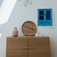 thumbnail image 2 of MOVTOTOP 1Set Rectangular Wooden Bedside Storage Cabinet for Home Users with Display Function 35.4*12.2*4.9in, 2 of 8