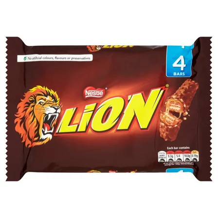 2 x Nestle Lion Chocolate Bar Multipacks (8 Bars in total)