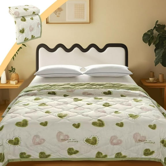 Bxsruta Cooling Blanket, Cool Blanketair Conditioning Quilt A Must Have Cool Quilt for The Bedroom During Summer Travel Heat Dissipating Quilt Skin Friendly Washed Cotton, 40x60in