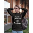 thumbnail image 2 of I Have Two Boys Sweatshirt Men -GoatDeals Designs, Male 5X-Large, 2 of 4