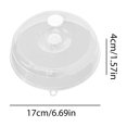 thumbnail image 2 of Microwave Dish Cover, Transparent Cover Microwave Plate Lid With Vents, Anti Splatter Perforated Guard, Oven Splatter Guard For Kitchens, Canteens, Hotels, 2 of 9