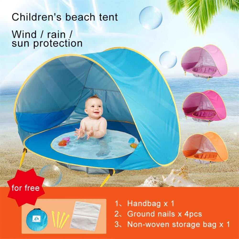Baby Beach Tent, Lightweight kids Shade Pool Play Tent Pop Up Tent Sun