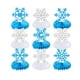thumbnail image 1 of 9 centros de mesa de copos de nieve, adornos 3D con temática de copos de nieve, decoración para fiestas navideñas en dormitorio o sala de estar. azul, 1 of 8
