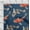 Blue, variant on oneOone Viscose Chiffon Dark Mustard Fabric Bubbles & Koi Fish Ocean Sewing Material Print Fabric By The Yard 42 Inch Wide
