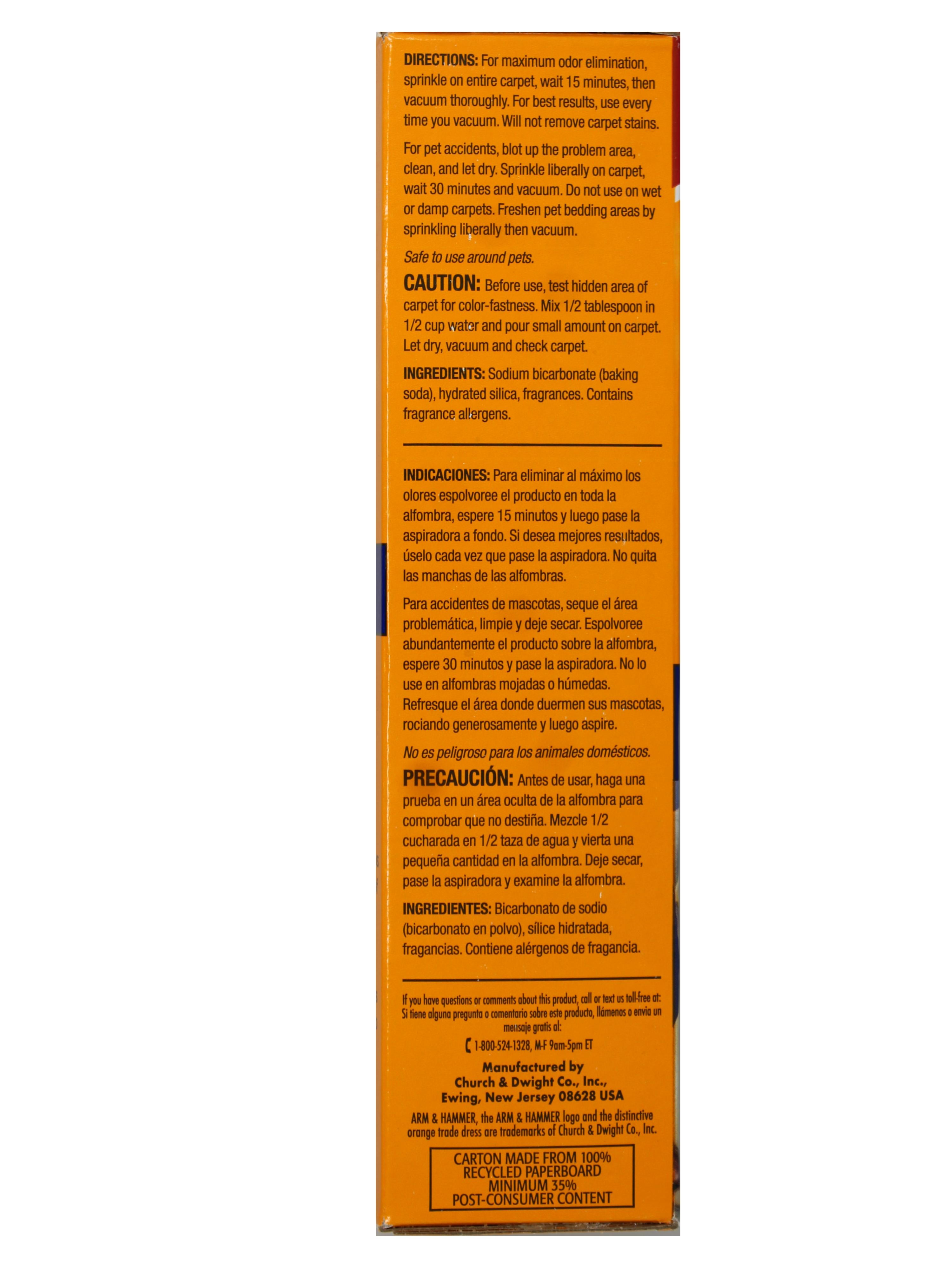 Arm & Hammer Carpet & Room Pet Fresh Odor Eliminator, 30 Ounce  (Pack of 10)