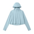 thumbnail image 6 of Drovellove Women's UPF 50+ Sun Protection Jacket – Lightweight Hooded Shirt with Thumb Holes, Breathable Quick-Dry Outdoor Cover Up for Hiking, Beach Vacation, Kayaking, Cycling, and Travel, 6 of 6