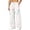 White, variant on Hurxie Men's Parachute Sweatpants Y2k Baggy Track Pants Drawstring Wide Leg Casual Trousers Streetwear White,L