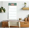 202412 Month Hanging Wall CalendarLarge Grid Floral12x12 by