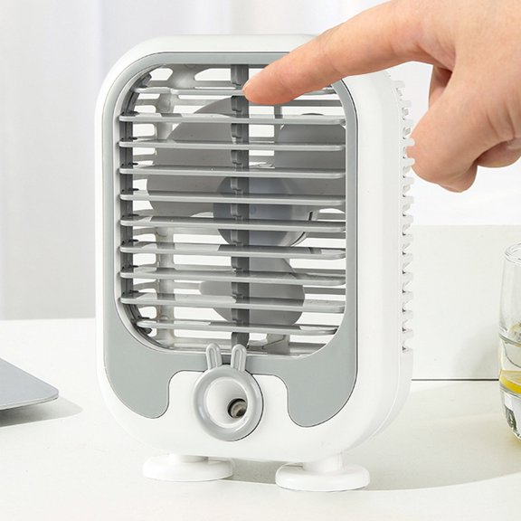 AZOON Personal Evaporative Air Cooler,Portable Air Conditioner,Cooling Fan for Bedroom,Quiet Box Fans for Home Room Desktop Clearance