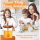 thumbnail image 5 of Honey Pot Set CLEVLI, recipiente de vidrio para miel, 350 ml, con tapa, 5 of 7