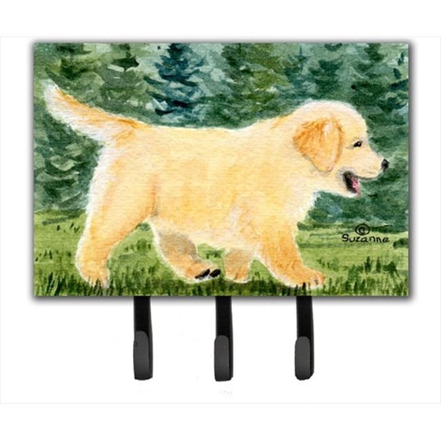 SS8859TH68 Golden Retriever Porte-Laisse Ou Crochet pour Clé