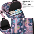 thumbnail image 2 of Rustic French Country Sling Bag – Antique Boho Floral Crossbody Backpack, Lightweight Travel Daypack with Adjustable Strap & Multi-Pocket Design, 2 of 5