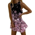 thumbnail image 1 of Vestido de mujer Vestidos de verano para mujer Vestido de camiseta con estampado de playa Sin mangas Vestido de tanque suelto informal Pompotops  ghjkhdj2359, 1 of 6