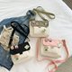 thumbnail image 3 of Bolsas de compras para mujer, dulce estampado Kawaii, lona, ​​ocio, tienda diaria, bolso cruzado, bolso tipo cartera, nuevo, 3 of 5