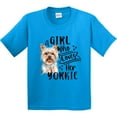 thumbnail image 3 of Inktastic A Girl Who Loves Her Yorkie Youth T-Shirt, 3 of 5