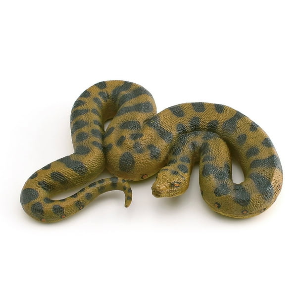 Figura realista de serpiente Anaconda de juguete de PVC para educación infantil