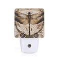 thumbnail image 1 of Fotbe Vintage Dragonfly Artwork Luz Nocturna LED, Luz de Noche con Sensor de Luz Natural de Anochecer a Amanecer, Se Enchufa a la Pared, Blanco Cálido 0.5W-EU, 1 of 7