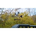 thumbnail image 4 of EZ Vane Hummingbirds Weathervane — Garden Mount, Wind Cups, Antique Copper Finish, Steel with Durable Triple Powder Coating, Handcrafted in USA, 4 of 10
