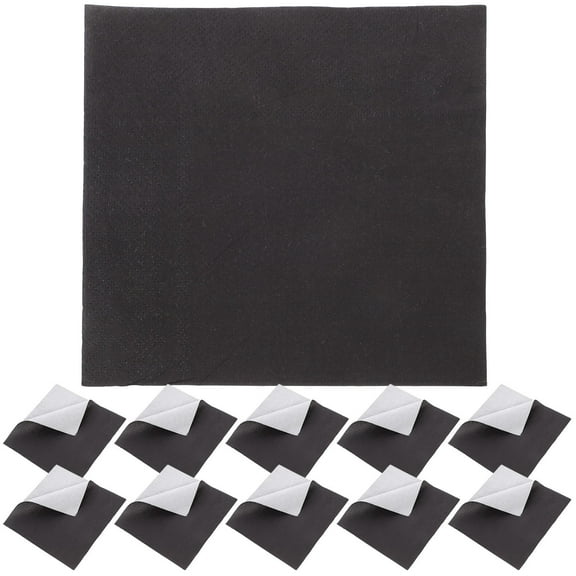 Beaupretty Black Cocktail Napkins Disposable for Party Easy to Use and Portable