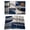 Off White Mist Blue, variant on Christmas Cardinal Placemats Set of 2,Cotton Linen Fabric Place Mats,Winter Farmhouse Red Bird Berry Needle Decorative Table Mats Protector for Home Kitchen Dining Wedding Party Coffee Tables