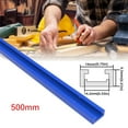 thumbnail image 4 of 500Mm Blue Double-Cut T-Track T-Slot Miter Track Aluminum Alloy for Router Table, 4 of 9