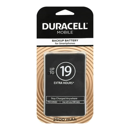 Duracell Mobile Backup Battery for Smartphones Up To 19 Extra Hours, 1.0 (Best Smartphone Battery Saver App)