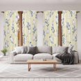 thumbnail image 6 of Easter Bunny Kitchen Curtain for Berdoom Living Room Cafe 72 Inch Length, Spring Purple Flower Rustic Rabbit Yellow Tiers Curtains Light Filtering Drapes Window Treatment 2 Panels 52"Wx72"L, 6 of 8